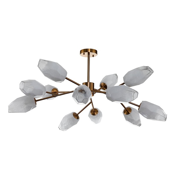 Потолочная люстра Indigo Boccio 13003/12C Brass V000005 изображение 2 Потолочная люстра Indigo Boccio 13003/12C Brass V000005 Фото № 2