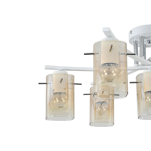 Потолочная люстра Escada Iberis 1101/7P White изображение 2 Потолочная люстра Escada Iberis 1101/7P White Фото № 2