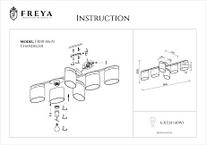 Потолочная люстра Freya Bice FR5101-CL-06-CN 1