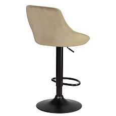 Стул барный DOBRIN LOGAN BLACK (мокко велюр (MJ9-9)) 5007_BlackBase-LM LOGAN BLACK 2