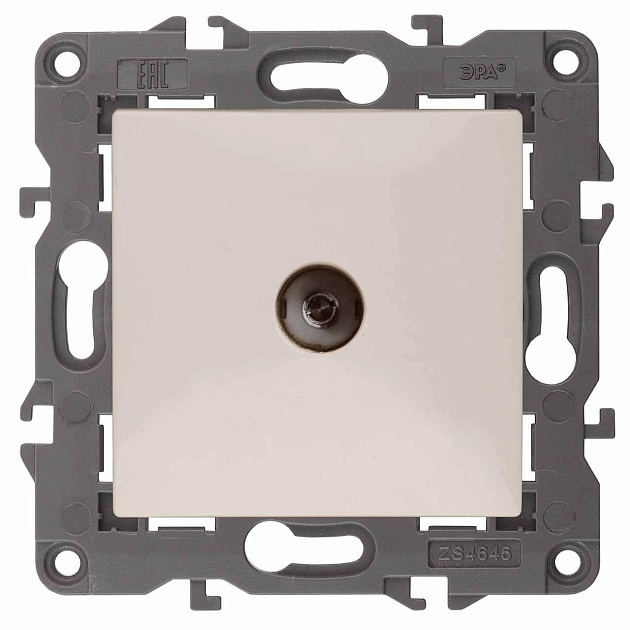 ТВ-розетка проходная ЭРА Elegance 14-3102-02 Б0034297 Фото № 1