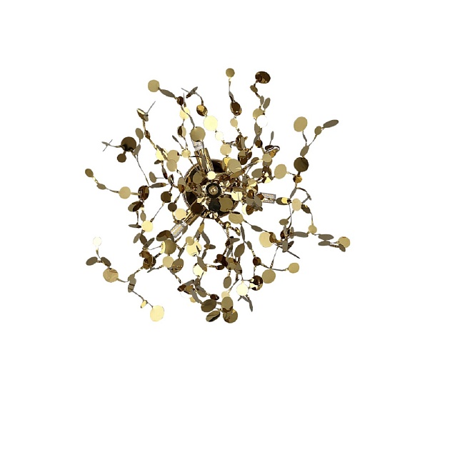 Бра Crystal Lux GARDEN AP-PL3 D400 GOLD фото 