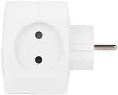 Разветвитель электрический ЭРА SP-4-3USBAC-W на 4 розетки + 3 USB A+C со шторками 10А белый Б0069083 5
