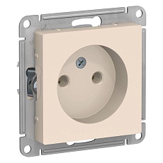 Розетка 2К Systeme Electric AtlasDesign 16A 250V бежевая ATN000241