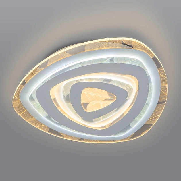 Потолочный светодиодный светильник Eurosvet Floris 90221/1 белый фото 