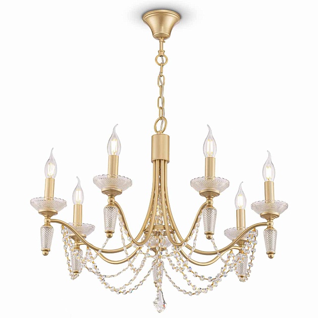 Подвесная люстра Freya Zoe FR2009PL-07G Фото № 1