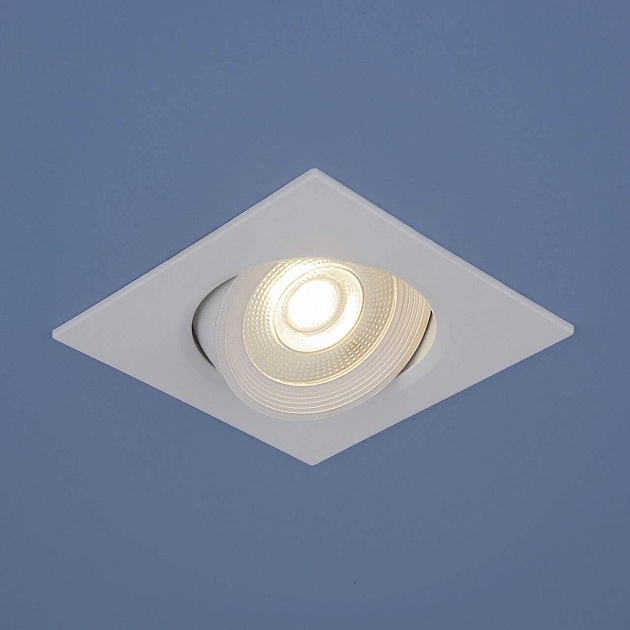 Встраиваемый светодиодный светильник Elektrostandard 9915 LED 6W WH белый a044629 фото 2