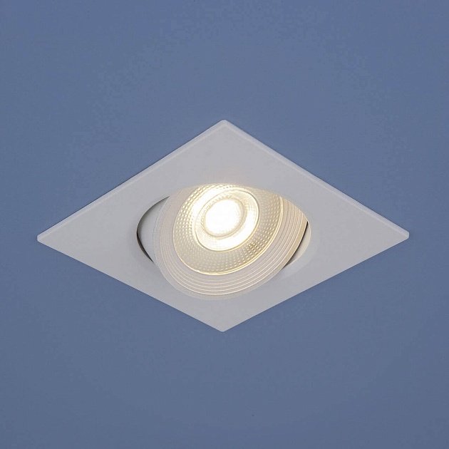 Встраиваемый светодиодный светильник Elektrostandard 9915 LED 6W WH белый a044629 Фото № 2