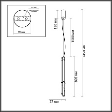 Подвесной светильник Odeon Light ANTA 4393/30L 2