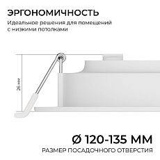 Встраиваемая светодиодная панель Apeyron 06-162 2