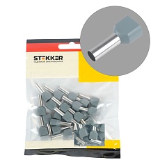 Наконечник штыревой втулочный изолированный НШВИ(2) 4,0-12 (DIY упаковка 25 шт) LD406-4012 50404