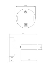 Потолочный светодиодный светильник Freya Cells FR10012CL-L24W 2