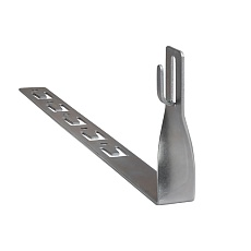 Держатель под черепицу L=415мм с крючком скрученный CZ EKF PROxima lp-d2207-cz