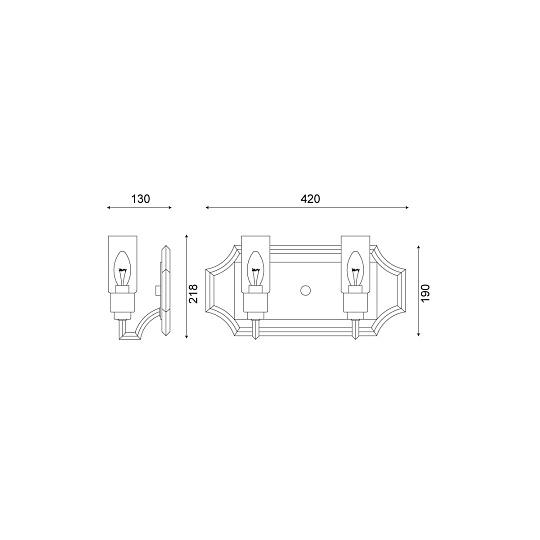 Бра Vele Luce Elsa VL4214W02 фото 4