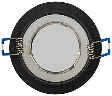 Светильник встраиваемый декоративный ЭРА DK107 BK под лампу MR16 GU5.3 черный Б0058397 1