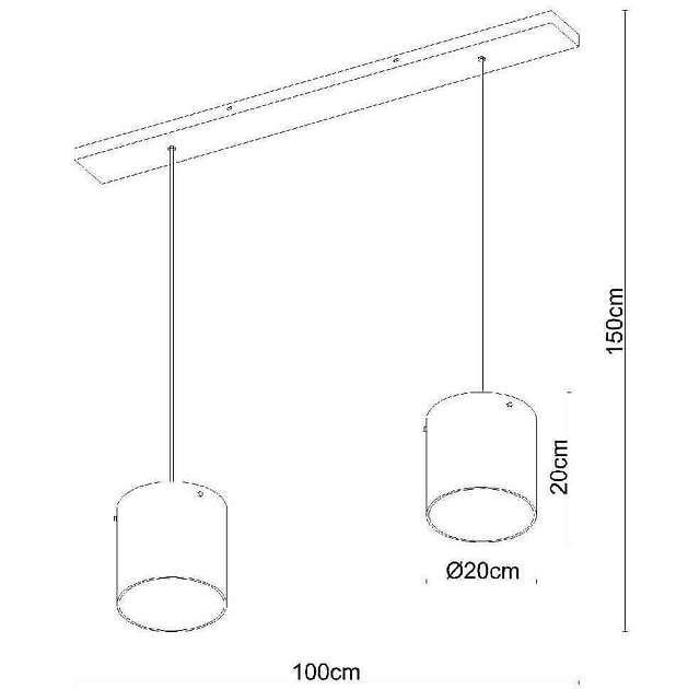 Подвесной светодиодный светильник Lucide Owino 74402/02/65 Фото № 2
