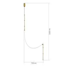 Подвесной светодиодный светильник ST Luce Minimalism SL6132.301.20 1