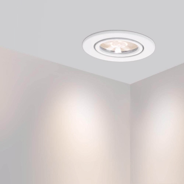 Мебельный светодиодный светильник Arlight LTM-R65WH 5W Warm White 10deg 020768 фото 5