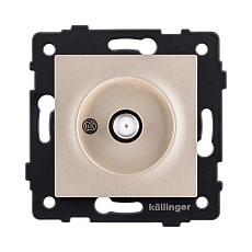 Розетка спутниковая SAT, золотой Kollinger REA-020GD для Aspekt, Eleganz, Reflex
