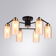 Потолочная люстра Arte Lamp Leo A7027PL-6BK 5