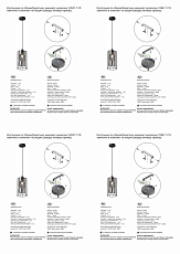 Подвесной светильник Vitaluce V2847-1/1S 1