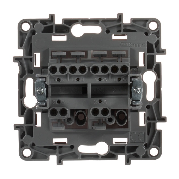 Переключатель двухклавишный Legrand Etika 10A 250V алюминий 672412 изображение 3 Переключатель двухклавишный Legrand Etika 10A 250V алюминий 672412 Фото № 3