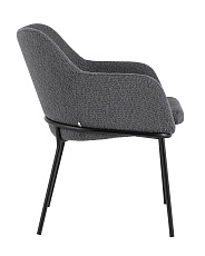 Кухонный стул с подлокотниками Stool Group Кози ткань букле тёмно-серый AV 318-L05-08 3