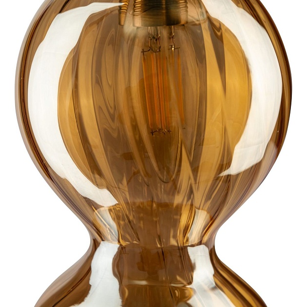 Подвесной светильник Crystal Lux Iris SP1 B Amber Фото № 3