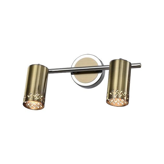 Спот Gerhort G81056/2wCR+AB AB изображение 1 Спот Gerhort G81056/2wCR+AB AB Фото № 1