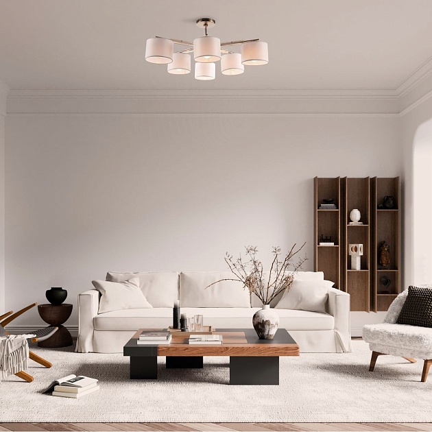 Потолочная люстра Freya Pipe FR5386CL-06G Фото № 3