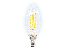 Лампа светодиодная филаментная Ambrella light E14 6W 6400K прозрачная 202126 2