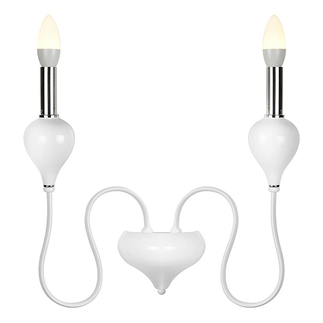 Бра iLamp Lady B88003-2 WH изображение 3 Бра iLamp Lady B88003-2 WH Фото № 3