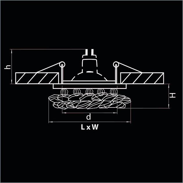Встраиваемый светильник Lightstar Onora 030302 Фото № 3