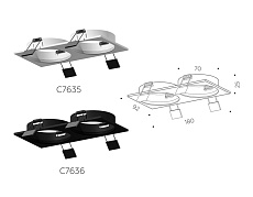 Корпус светильника Ambrella light DIY Spot C7636 1