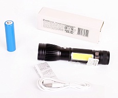 Ручной светодиодный фонарь Ultraflash аккумуляторный 110х32 400 лм LED51522 14663 2
