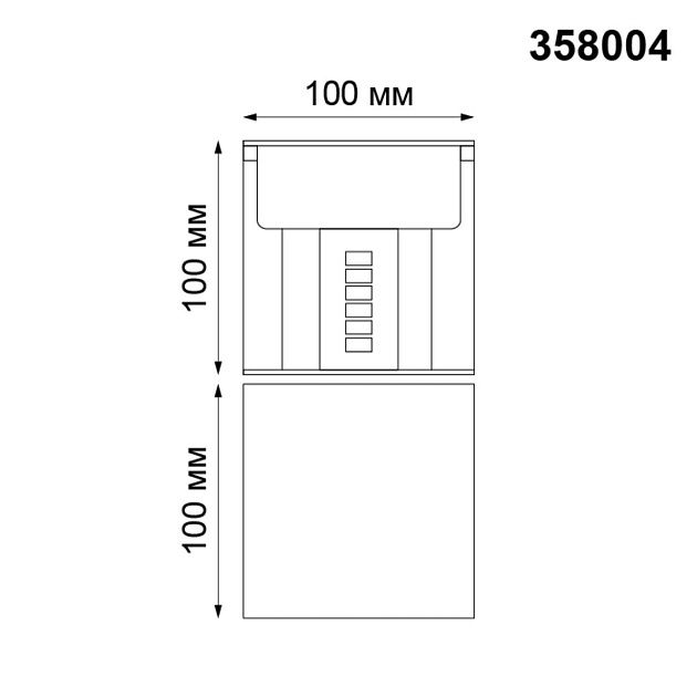 Уличный настенный светодиодный светильник Novotech Street Kaimas 358004 фото 3