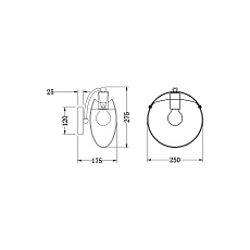 Бра Vele Luce Dialma VL5183W11 3