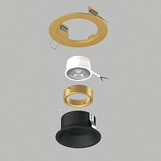 Комплект со светильником Lightstar Domino Round (214613+214607+214003) D61307GMOD 3