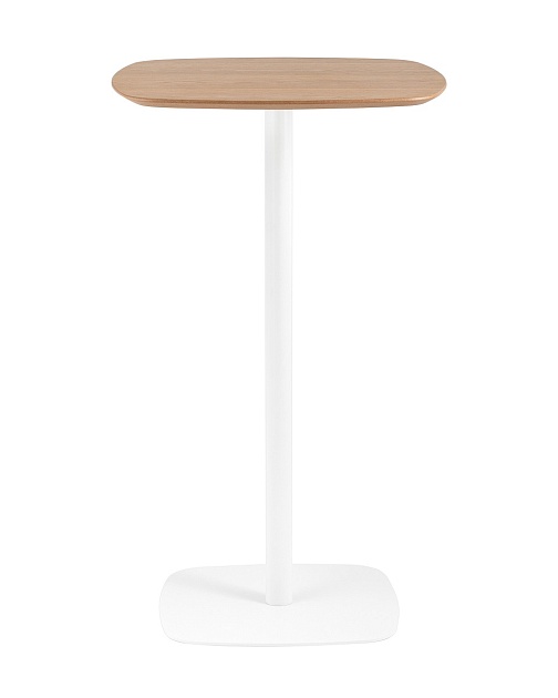 Барный стол Stool Group Form 60*60 светлое дерево/белый УТ000036019 Фото № 4