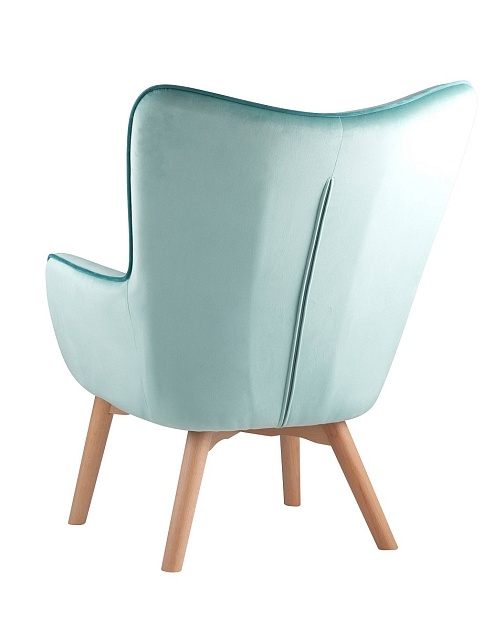 Кресло Stool Group Манго вельвет мятный MANCO HLR-59 Фото № 4