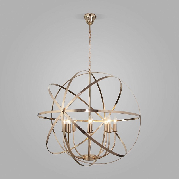 Подвесная люстра Eurosvet Santi 60139/8 золото Фото № 1