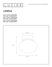 Потолочный светильник Lucide Lorena 03140/18/61 1