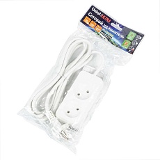 Удлинитель Uniel Ultra 2гн х 3м б/з S-CU2-3 White UL-00009977 1