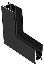 Коннектор внутренний угловой Hesby Lighting ElDeko для накладного шинопровода, чёрный HSBL_0054