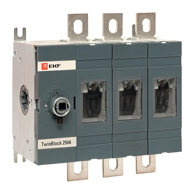 Рубильник 250A 3P без рукоятки управления TwinBlock EKF PROxima tb-s-250-3p Фото № 1
