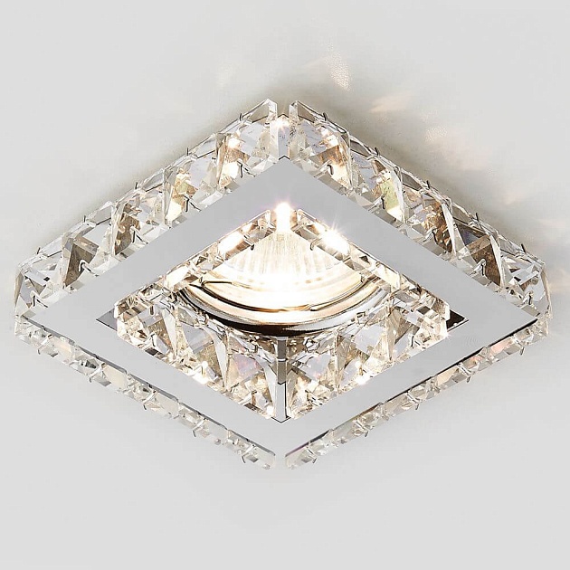 Встраиваемый светильник Ambrella light Crystal K110 CL/CH Фото № 2