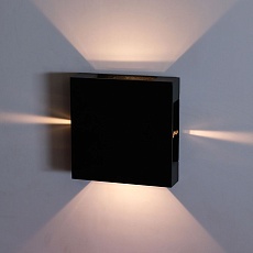 Уличный настенный светодиодный светильник Arte Lamp Algol A1445AL-4BK 4
