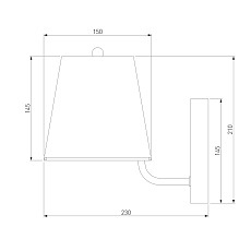 Бра Eurosvet Amaretto 60155/1 хром 1