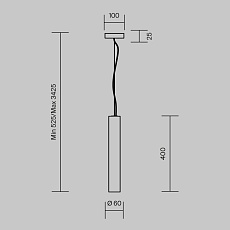 Подвесной светильник Maytoni MOD461PL-L5BK 2