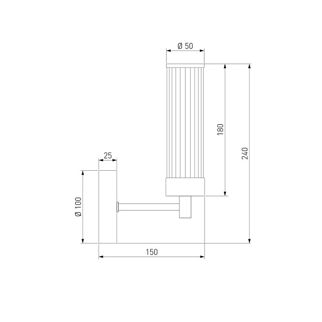 Бра Eurosvet Oriens 60166/1 изображение 2 Бра Eurosvet Oriens 60166/1 Фото № 2